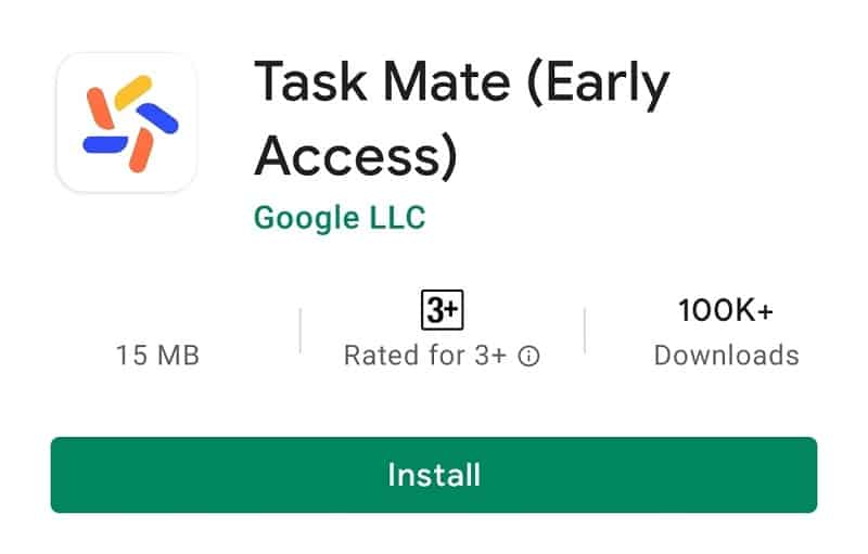 Task Mate App Google Play store