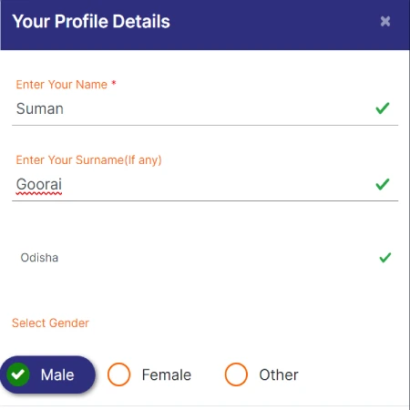 voter profile page